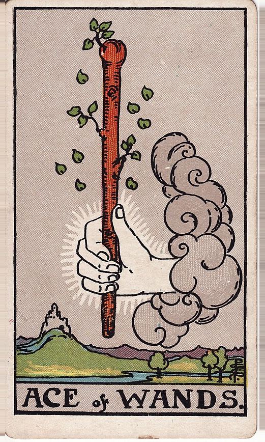 Lá Át Gậy (Ace of Wands)
