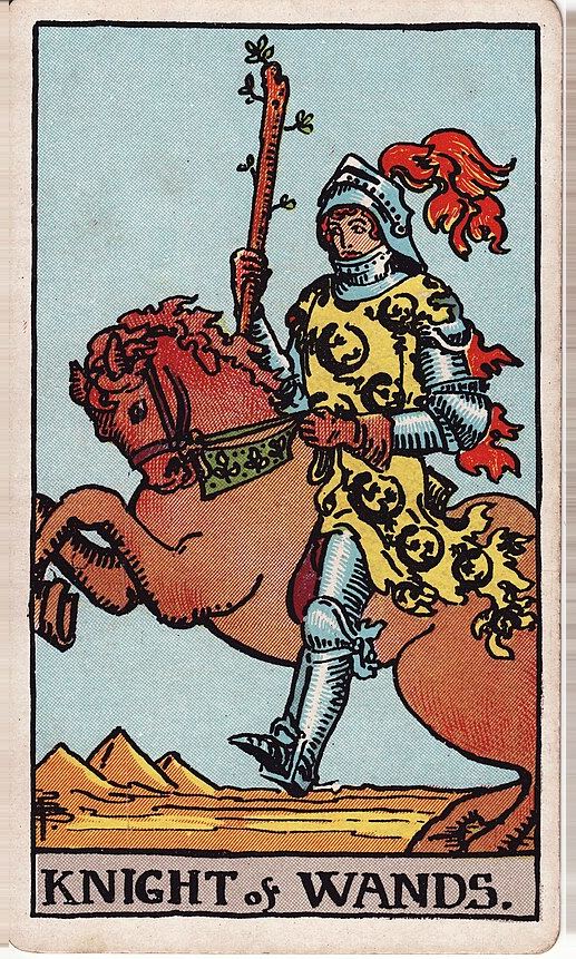 Lá Hiệp sĩ Gậy (Knight of Wands)
