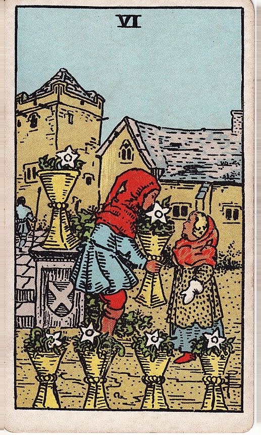 Lá Sáu Cốc (Six of Cups)