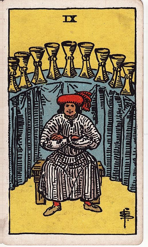 Lá Chín Cốc (Nine of Cups)