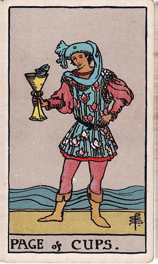 Lá Tiểu đồng Cốc (Page of Cups)