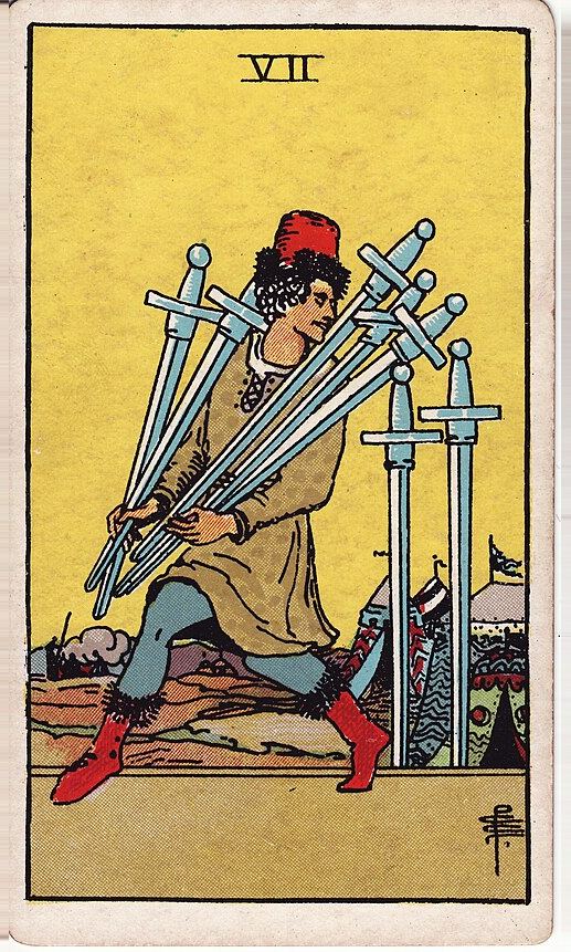 Lá Bảy Kiếm (Seven of Swords)