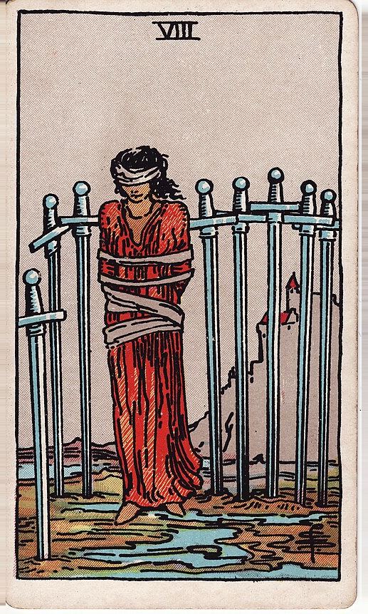 Lá Tám Kiếm (Eight of Swords)