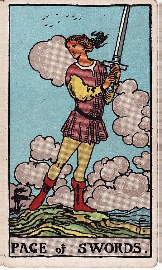 Lá Tiểu đồng Kiếm (Page of Swords)