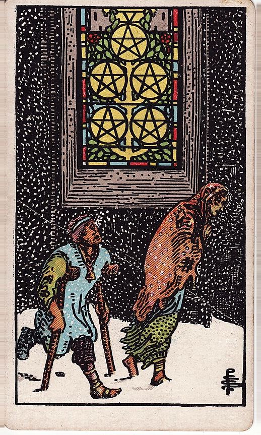 Lá Năm Tiền (Five of Pentacles)