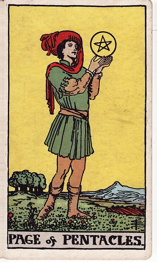 Lá Tiểu đồng Tiền (Page of Pentacles)