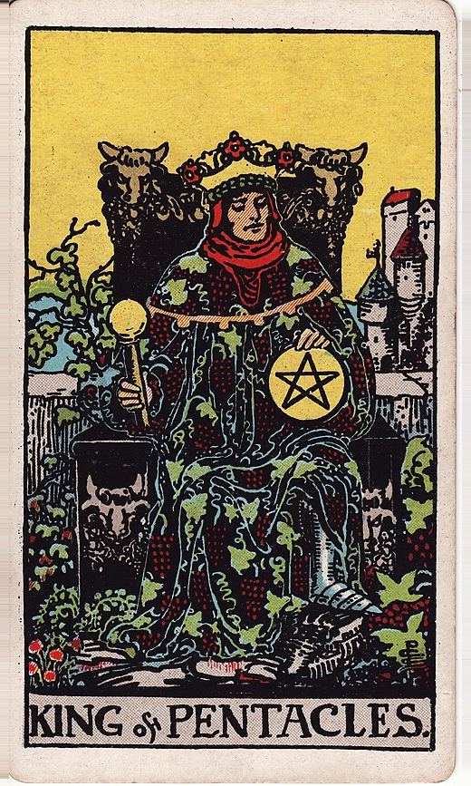 Lá Vua Tiền (King of Pentacles)